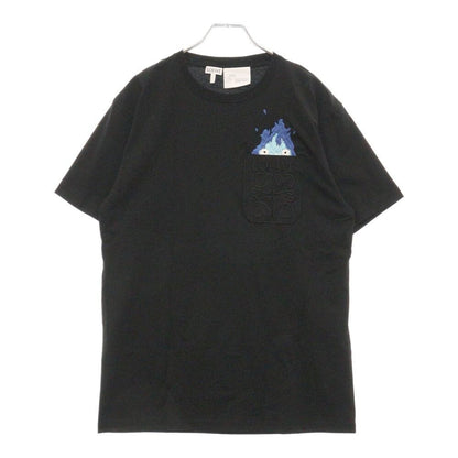 Loewe x Studio Ghibli Howl's Moving Castle Calcifer T-shirt S-Size Black Final - photo 2