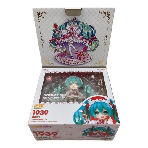 Hatsune Miku Nendoroid Figure &amp; Acryl Stand Strawberry dress 15th Anniversary
