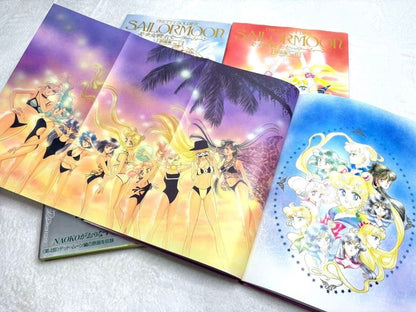 Sailor Moon Original Picture Art Book illustration Set of vol 1-4 Naoko Takeuchi