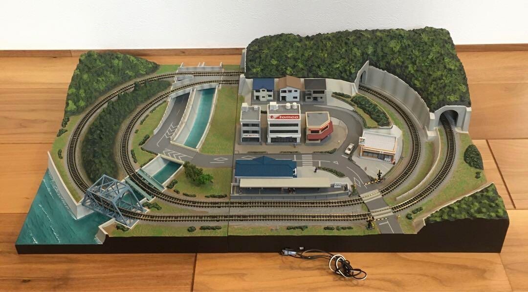 PRO Z 1/220 Completed diorama course basic set Tokyo Marui PZ3-001 Z gauge 2007 - photo 2