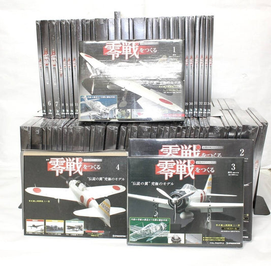 DEAGOSTINI Weekly Building the Zero Fighter Vol. 1-100 Model Kit 1/16 scale Toy