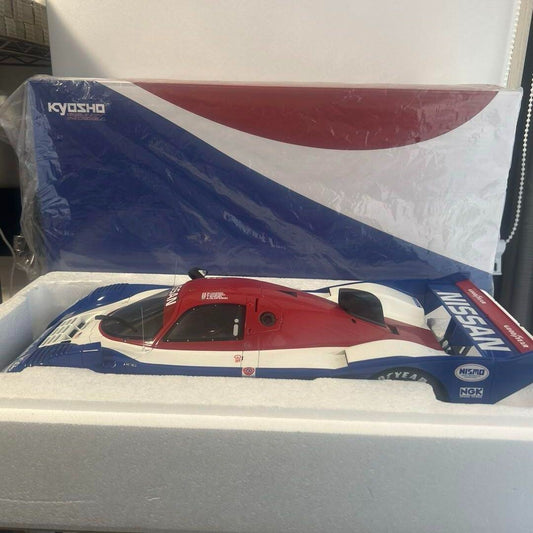 1/12 Scale Nissan R91CP 23 Blue White Red KSR08666A Resin Car Original Kyosho