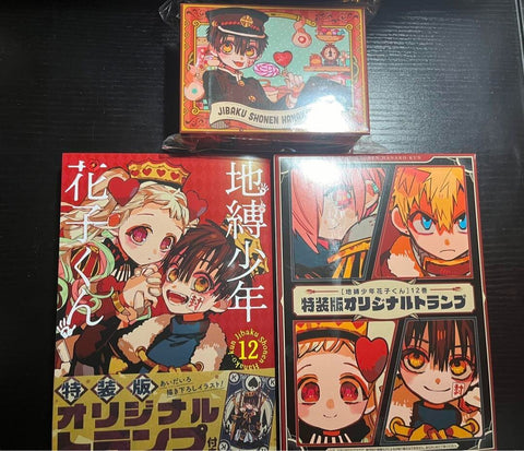 Toilet Bound Hanako kun Vol.12 Special edition Book playing cards square enix