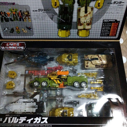 Transformers Unite Warriors UW-EX Baldigus combat specialist Figure Takara Tomy