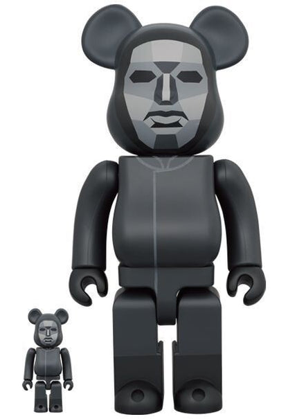 BE@RBRICK Squid Game FRONTMAN GUARD 4 Types Set 100% &amp; 400% Medicom Toy NETFLIX