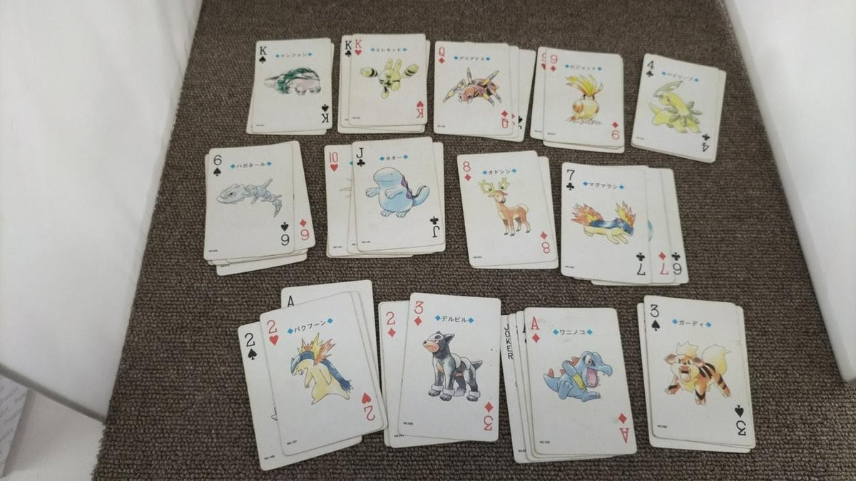 1 deck : Nintendo Poker Playing Cards 1999 - Pokemon (Gold : Ho-Oh) from japan