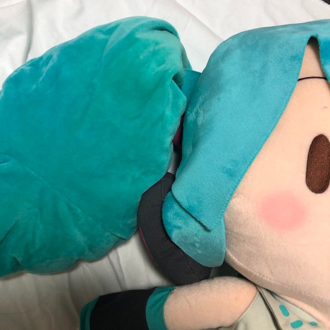 Hatsune Miku big jumbo fluffy Fuwa Fuwa Plush Doll Stuffed 2016 SEGA Vocaloid - Image 8