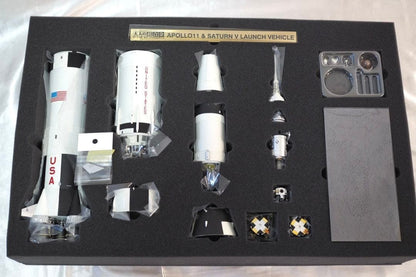 Apollo 11 &amp; Saturn V Launch Vehicle Otona No Chogokin Series 1/144 scale Figure