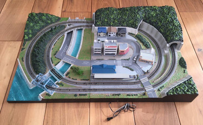 PRO Z 1/220 Completed diorama course basic set Tokyo Marui PZ3-001 Z gauge 2007 - photo 3