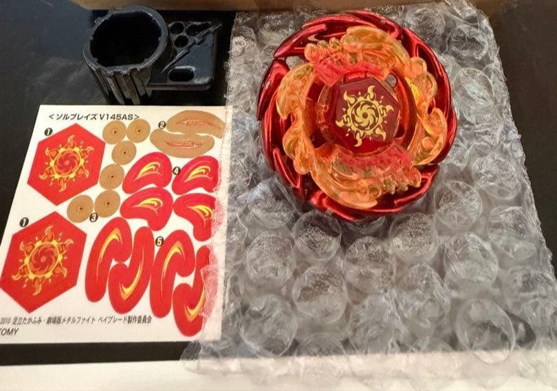Metal Fight Beyblade Sol Blaze V145AS Lawson limited Edition Model Takara Tomy - Image 2
