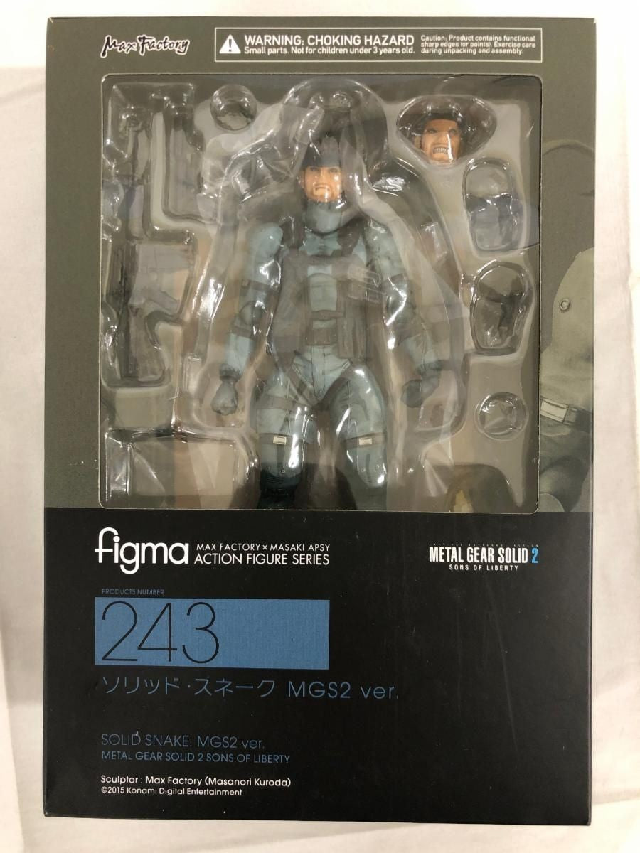 Metal Gear Solid 2 Snake MGS2 Ver. figma Action Figure Series No. 243 Limited
