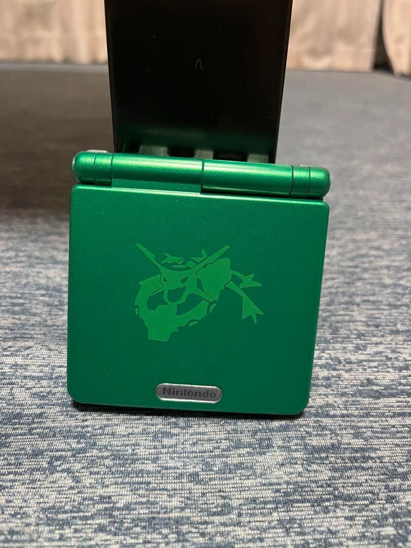 Game Boy Advance SP Rayquaza Edition Console Pokemon Emerald Nintendo Limited