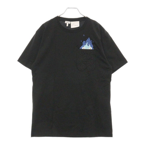 Loewe x Studio Ghibli Howl's Moving Castle Calcifer T-shirt S-Size Black Final