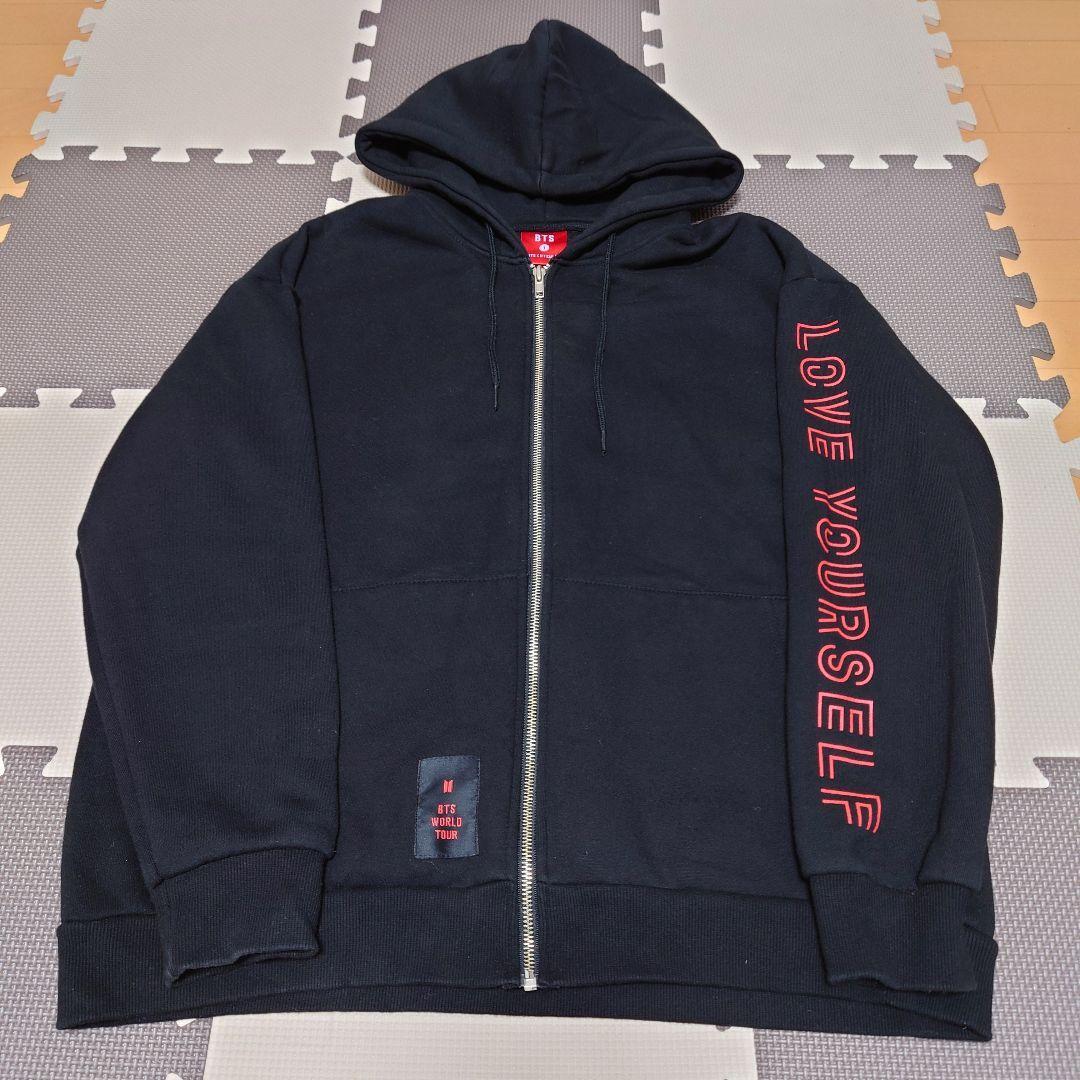 BTS Love Yourself Tour Live official hoodie Parker M-Size Black Korean Uniform - photo 2