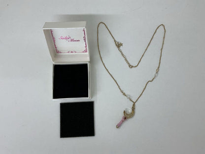Sailor Moon Moon Stick Pendant Necklace Original Design Fan Club Benefit Limited