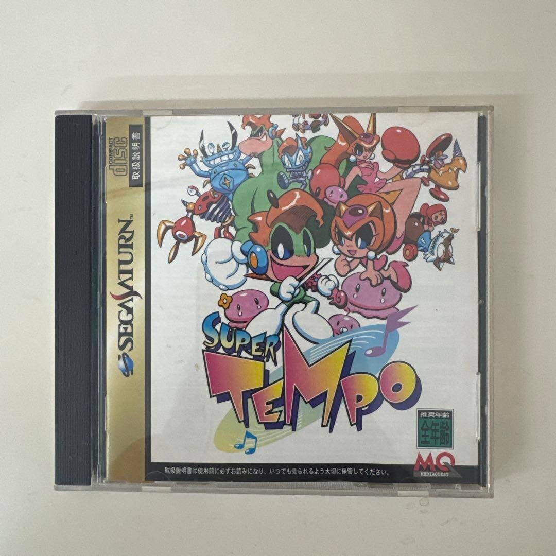 Super Tempo Sega Saturn software platform Video Game Hobby 1998 Media Quest