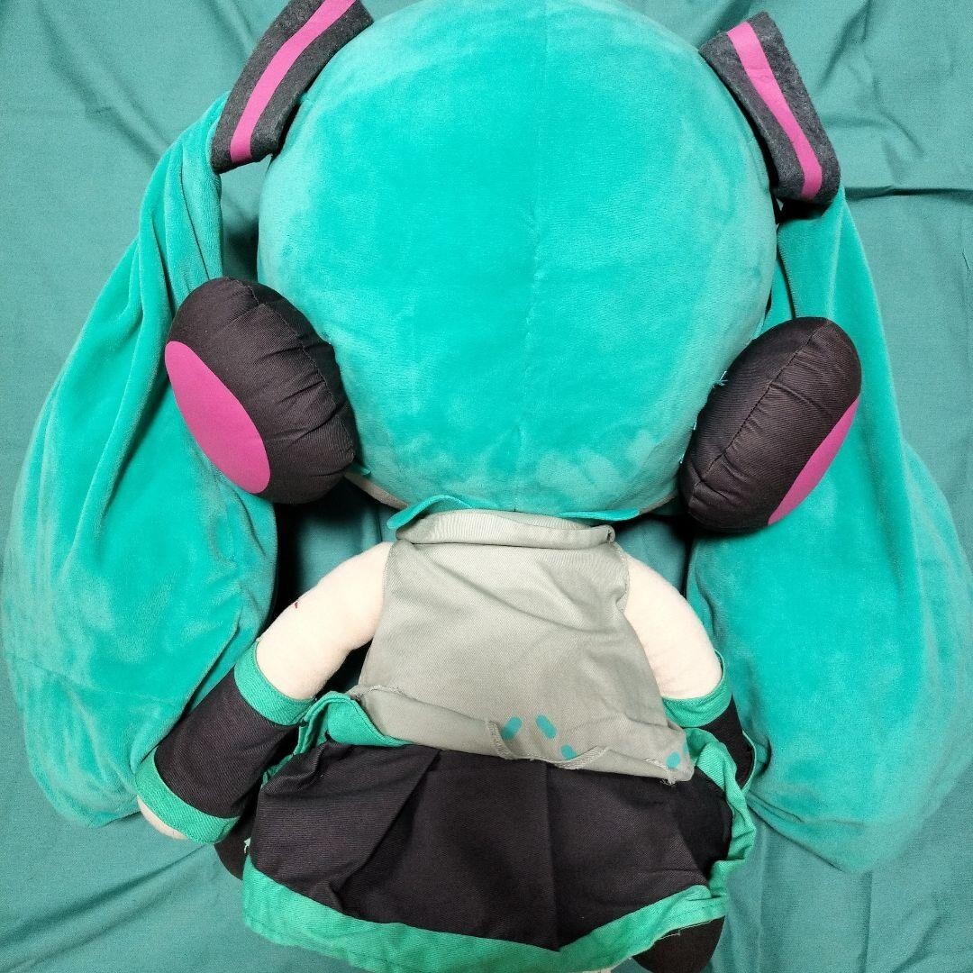 Hatsune Miku big jumbo fluffy Fuwa Fuwa Plush Doll Stuffed 2016 SEGA Vocaloid - Image 13