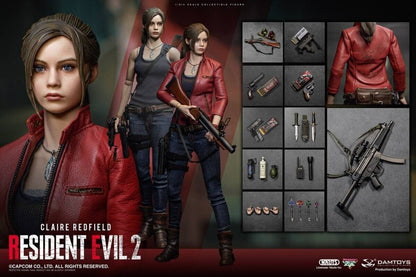 Resident Evil RE:2 Claire Redfield Note DAMTOYS 1/6 Action Figure da collezione - photo 14
