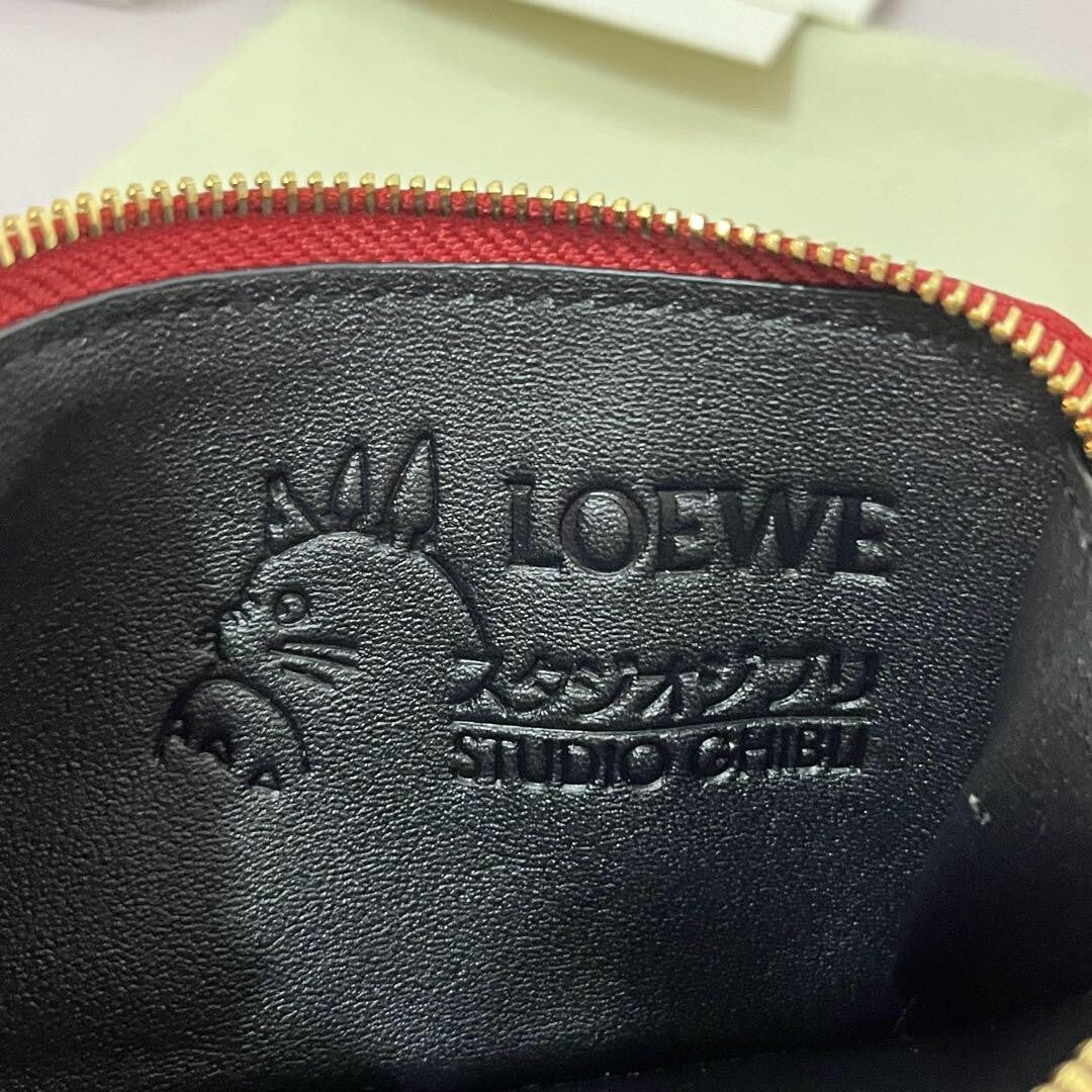 LOEWE Studio Ghibli Spirited Away Collaboration Kaonashi Coin Card Case wallet