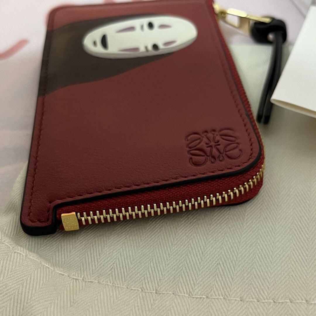 LOEWE Studio Ghibli Spirited Away Collaboration Kaonashi Coin Card Case wallet