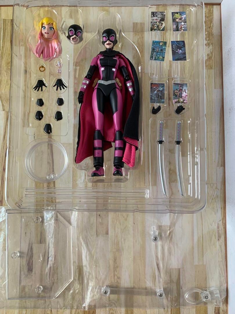 No.071 MAFEX GWENPOOL No.083 MAFEX EVIL GWENPOOL 2-set Figure Marvel Medicom Toy - photo 7