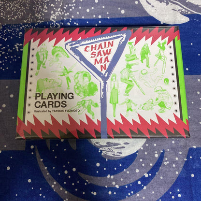 Chainsaw Man Foil Stamped Playing Cards Trumps Jump Festa 2022 Tatsuki Fujimoto