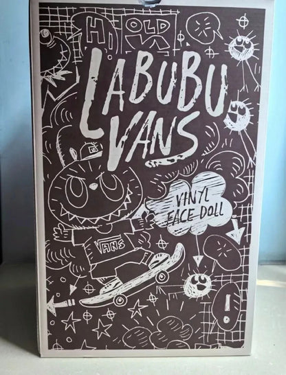 The Monster LABUBU VANS Oldskool Vinyl Plush Doll POPMART 2023 Hobby Toy Limited