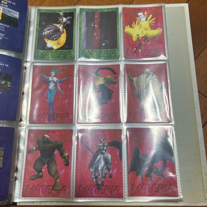Final Fantasy VII Carddass Masters Complete Set of 140 Cards with Binder Bandai