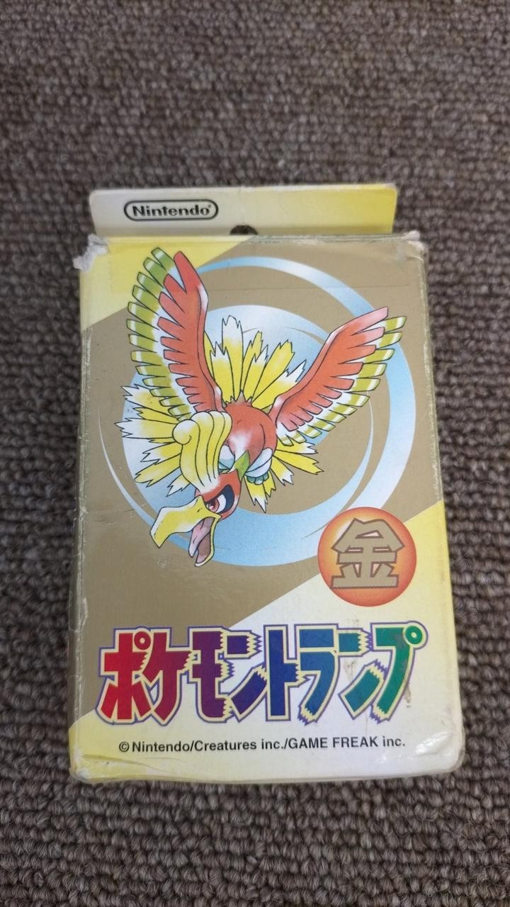 1 deck : Nintendo Poker Playing Cards 1999 - Pokemon (Gold : Ho-Oh) from japan