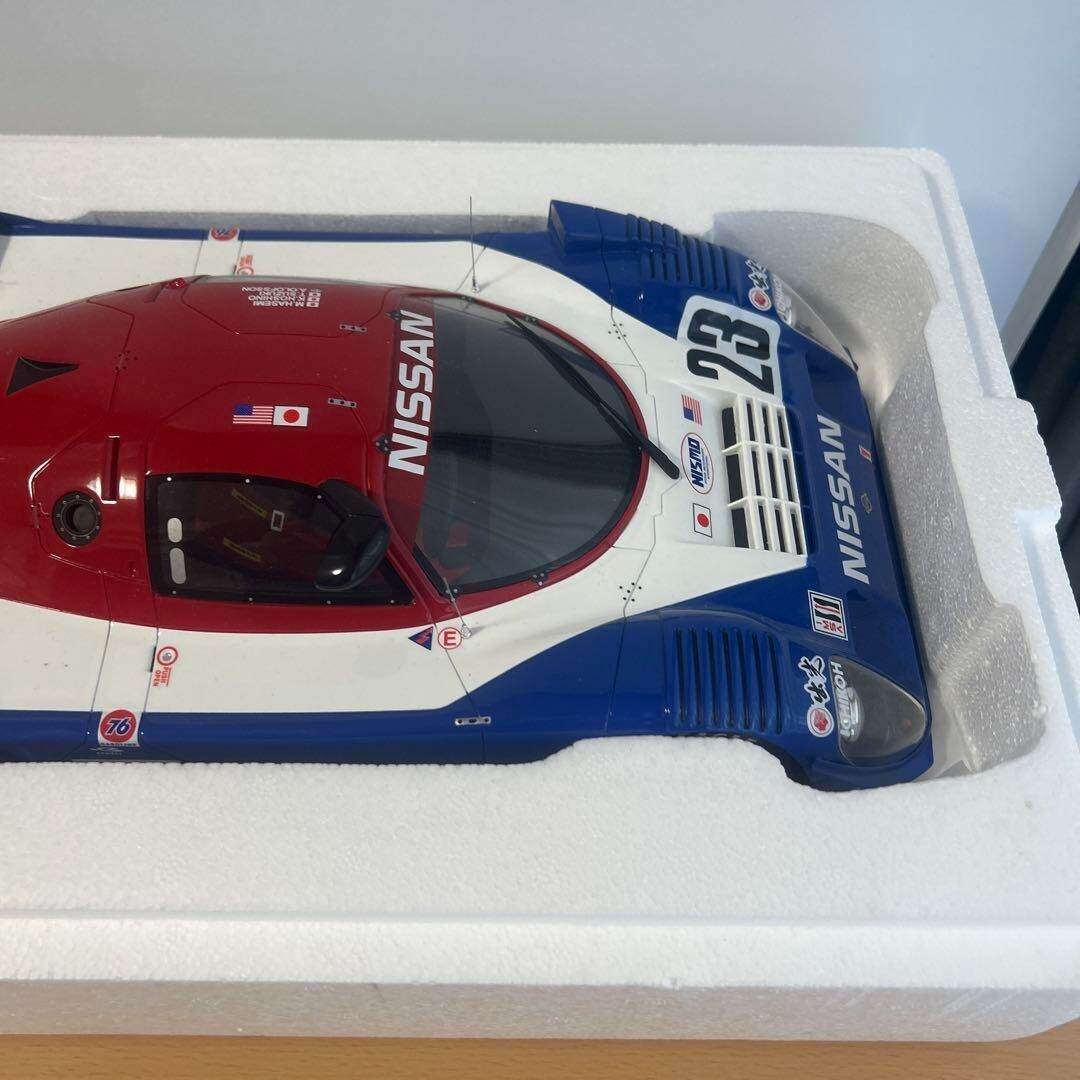 1/12 Scale Nissan R91CP 23 Blue White Red KSR08666A Resin Car Original Kyosho