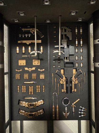 Batman Armory with Bruce Wayne &amp; Alfred Pennyworth Action Figure 2014 Hot Toys