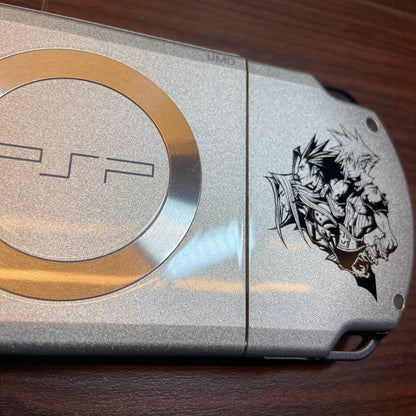 PSP 2000 Final Fantasy 7 Crisis Core Limited Edition 10th Model Silver Console