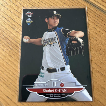 BBM 2013 Rookie Card 1st version SHOHEI OHTANI Hokkaido NipponHam Fighters Hobby - photo 3