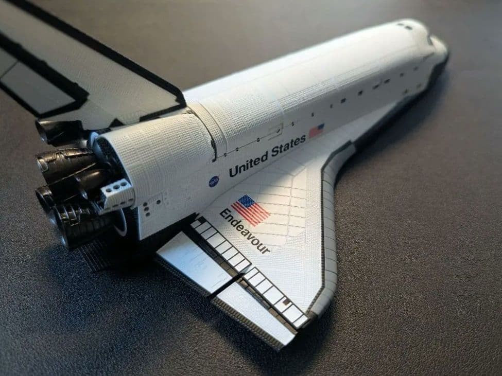 Space Shuttle Endeavour 1/144 Otona no Chogokin Figure Bandai Spirits 2010 Hobby - photo 14