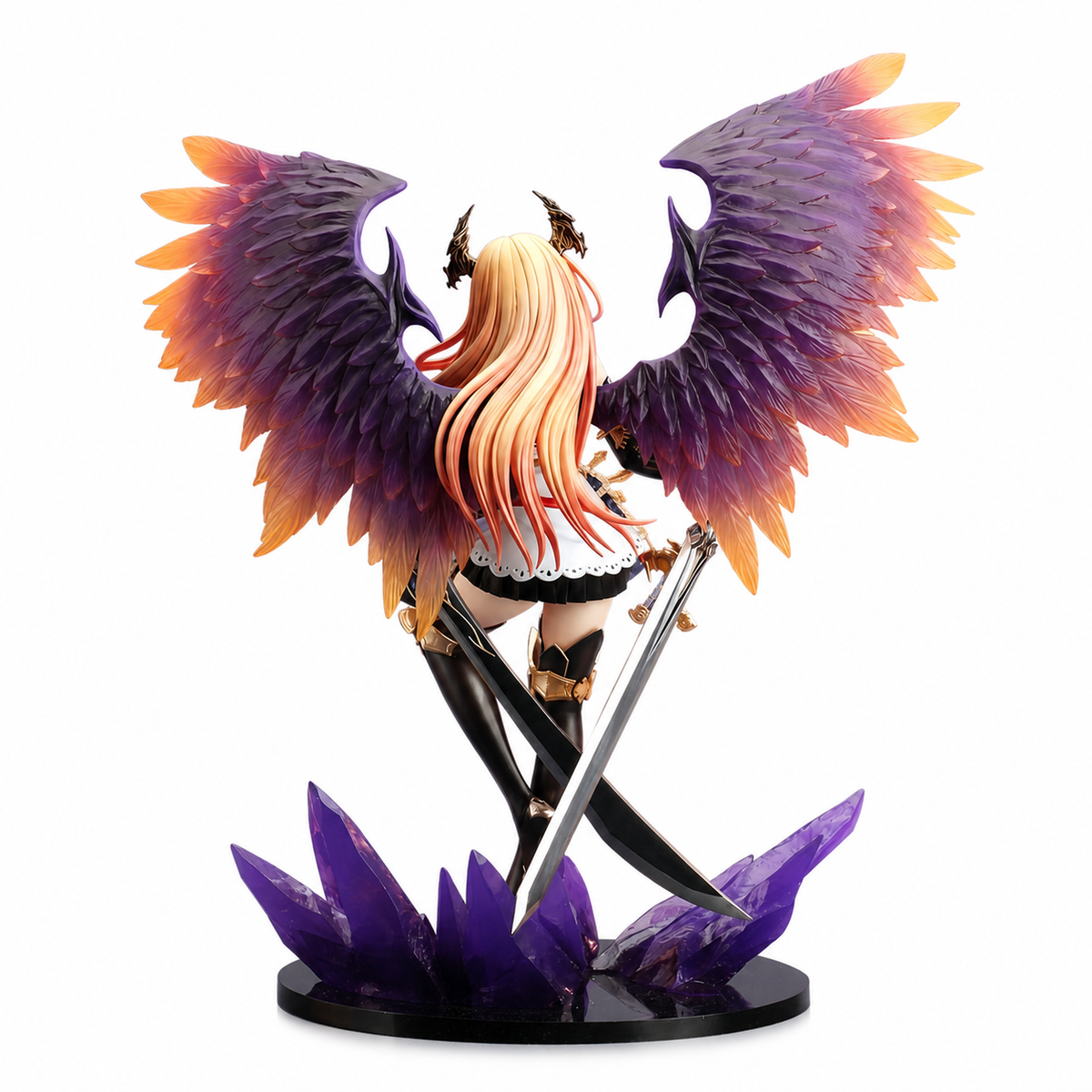 Kotobukiya Dark Angel Olivia 1/8 scale figure rear view with wings and swords